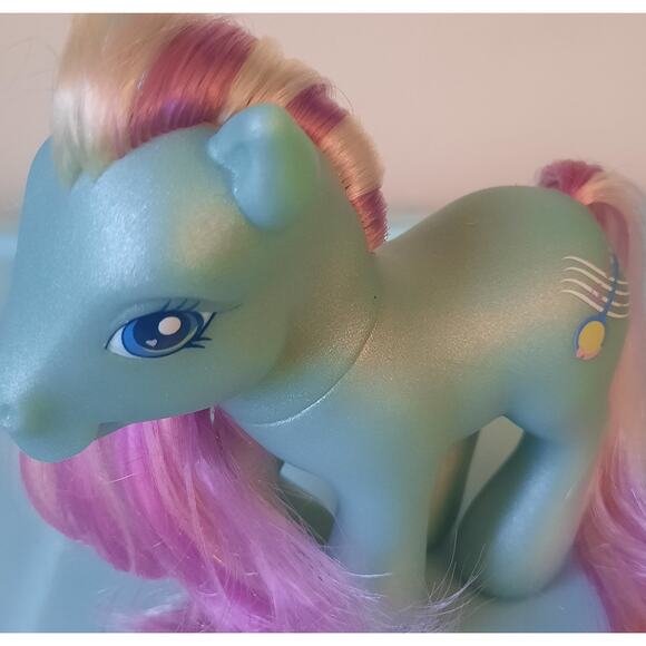 G3 My Little Pony Banjo Blue 4-Pack Toys R Us Hasbro MLP Rare HTF TRU - Picture 1 of 5